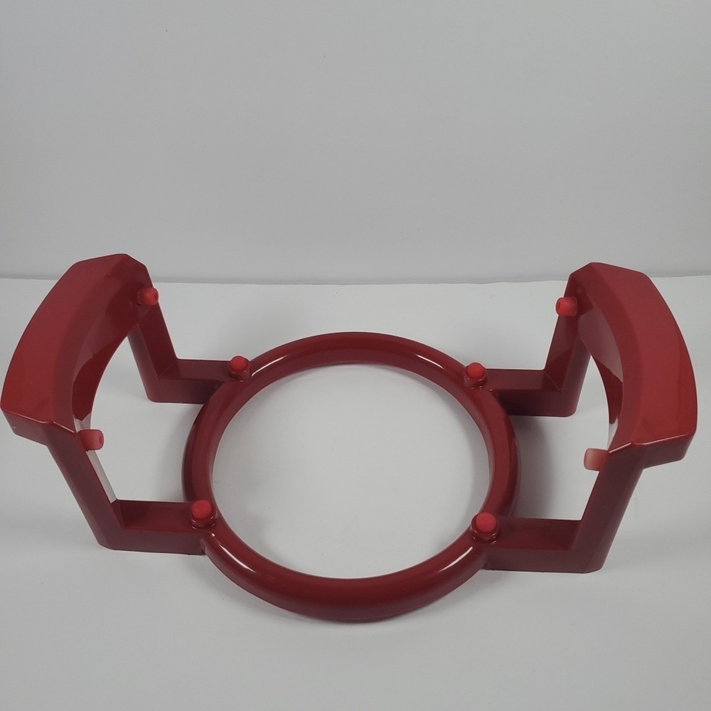 Big Boss Oil-Less Air Fryer 9063 (Burgundy/Red) - Bowl Holder Base